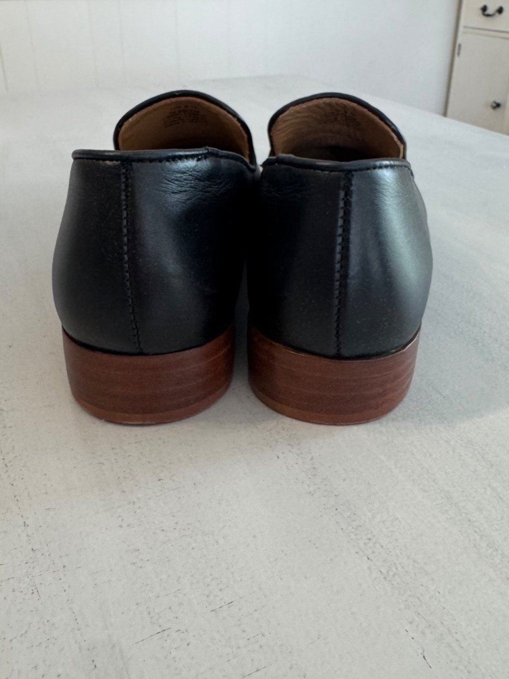 Nisolo Women's Black Leather Everyday Slip-On Rounded Toe Loafer Sz 8.5 - Picture 7 of 13